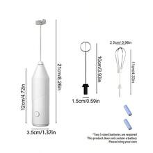 家用迷你電動奶泡器，手持式奶泡器，適合返校季 - 彩色 - 查看 10