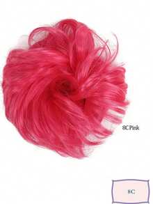 Messy Bun Wig With Elastic Hair Ties, High-Temperature Fiber Wig Suitable For Various Occasions, Halloween - Multicolor - View 40