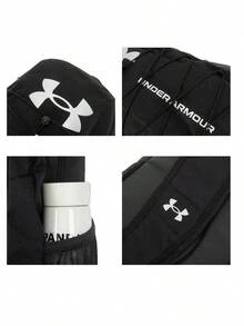 Under Armour Unisex Outdoor Lightweight Backpack UA Hustle Sport Backpack Training Sports Backpack Commuter Bag 1364181-001 - Black - View 5