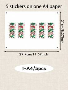 Custom Christmas Name Stickers, Personalized Holiday Letter Decals, Customized Gift Wrap Labels, Customizable Name Stickers For Presents, Christmas Party Decor, Xmas Label Sticke, Holiday Envelope Seals, Holiday Gift Tags 2026,Christmas Gift Stickers - Style B - View 16