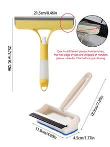 Vigour Summer 3-In-1 Glass Squeegee With Spray Bottle, Multi-Functional Glass Cleaning Tool, Double-Sided Glass Squeegee, Household Wall Cleaning Brush, Glass Cleaning Tool, Mirror Cleaning Brush, Suitable For Bathroom, Wall, Tile, Glass, Mirror, Professional Cleaning Tool, Home Essential, Practical Housewarming Gift, Holiday Gift - Multicolor - View 11