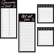 10pcs Creative Magnetic Rectangular Fridge Memo Pads, Minimalist Personalized Tear-Off Writable Business Notepad - مفكرة - مشاهدة 13