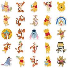 Disney 50pcs Winnie The Pooh Themed Stickers, Suitable For Journals, Planners, Phone Cases, Notebooks, Water Bottles, Waterproof PET Material, Perfect For Back To School Decoration And Halloween - Multicolor - View 6