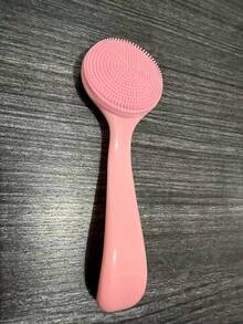 1-Piece Mixed-Color Set – Silicone Facial Cleansing Brush; Manual Exfoliating Brush; Reusable; For Removing Makeup Residue And Blackheads, And For Facial Massage. - Multicolor - View 15