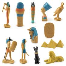 Children's Egyptian History Sculpture Model, Learn Egyptian Cultural Heritage, Suitable For Interactive Egyptian History Learning Between Parents And Children - Multicolor - View 4