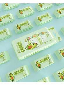 8/16/32/64/128/192pcs Avocado Mini Clothing Cleaning Wipes, Portable Pocket Pack, Suitable For Daily Cleaning, Travel Essential (For Cleaning Items Only, Not For Body Use) - Multicolor - View 8