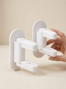 2/1pc Door Safety Lock Anti-Theft Anti-Opening Easy Installation Suitable For Home Security Prevent Pets And Children From Opening Doors Essential Home Protection Tool - One Size Fits All - View 3