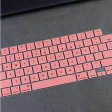 1pc English Peach Pink Keyboard Cover, EU Layout, Compatible With MacBook Neo 13-Inch (A18) Pro 2026 A3404 512GB With Touch ID, Comfortable Touch, Anti-Stain, Precise Fit - View 12