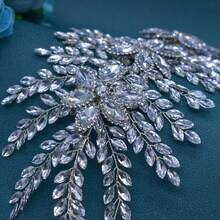 1pc Shiny Elegant Party Iron Headband Bridal Wedding Hair Accessory For All Seasons - Silver - View 5
