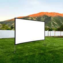 Portable High-Definition Projection Screen 86 Inches / 100 Inches / 120 Inches / 150 Inches - Foldable, Wrinkle-Free, Suitable For Home Theaters And Outdoor Use, Portable Projector Screen, Suitable For Home, Outdoor, Indoor, Camping, Meeting Rooms - View 2