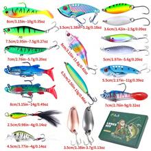 HENGJIA 18PCS/24PCS Fishing Lures SET- Tackle Christmas Box With Tackle Included, Fishing Kit With VIBs, Frogs, Minnows, Soft Baits, Hooks & Crankbait Accessories, Freshwater Lure Kit For Bass Walleye Trout - Multicolor - View 5