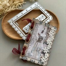 1pc Lace Metal Cutting Die - Suitable For Scrapbooking Embossing, Durable Handmade Craft Tool, DIY Handmade Greeting Cards, Envelopes, Journals And Photo Albums - Loose-leaf - View 2