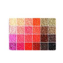 4 Boxes 2.6mm Perler Beads Creative Handmade Set, 24 Colors Perler Beads Puzzle Keychain DIY Pendant Making, Adult Dot Matrix Puzzle Craft, Refill Beads Set - Multicolor - View 10