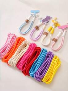 Colorful Paracord 5mm Thick Mixed Color Outdoor Rope Suitable For Handmade Large Hole Letter Bead Bracelets, Hanging Cords, Dog Collars - Colored Nylon Rope - View 2