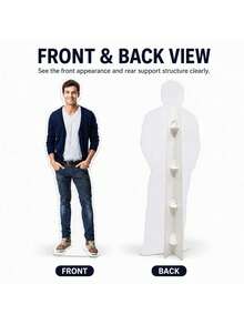 Custom Life-Size Cardboard Standee, Personalized Photo Standee, Full Body Silhouette, Custom Character Standee Decoration, Graduation Party Decor, Wedding Gift, Birthday Party Photo Prop, Home Decor, Event Decor, Personalized Life-Size Standee, Party Backdrop Decor, Celebration Display Decor, Custom Photo Silhouette - Multicolor - View 10