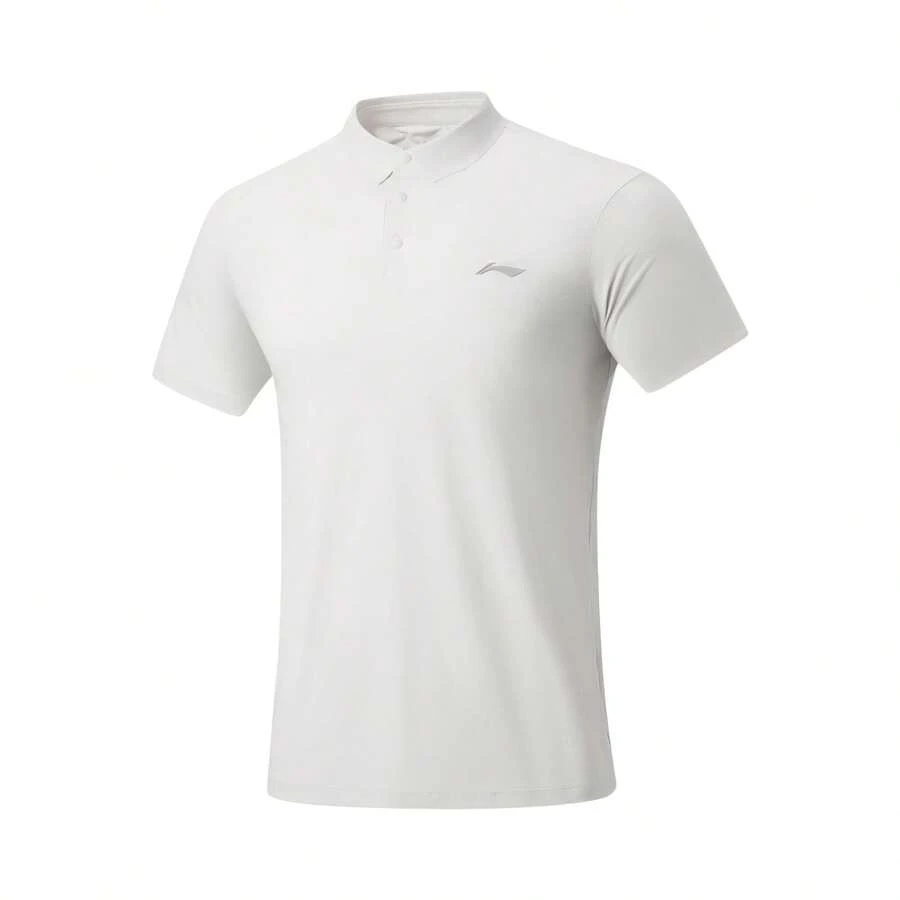 LI-NING 男士健身速乾排汗防曬休閒POLO衫 APLW151 - 晶石灰 - 查看 1