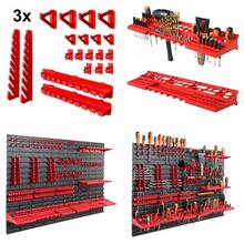 Wall Mounted Tool Peg Board Set Garage Storage Bins Workshop Rack Shed Organizer - 25B-wIN-uK-68-gJ - View 2