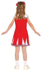 Rubies Zombie Cheerleader Costume For Girls, Complete Terrifyingly Fun Costume With Red And White Dress And Pom Poms, Ideal For Halloween - Option 1 - View 3