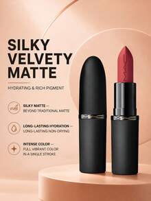 MAC Powder Kiss 霧面唇膏 #926 DUBONNET BUZZ 淨重 0.12 Oz/3.5g - #926 - 查看 5