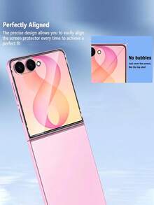 2Pcs Screen Protector ForSamsung Galaxy Z Flip 8, High-Definition Tempered Glass, 9H Hardness, Scratch-Resistant, Easy To Install. - Clear - View 5