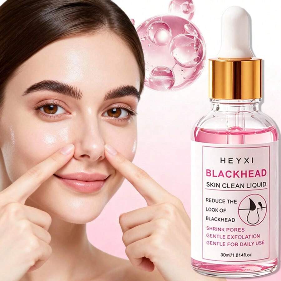 HEYXI 1PC Salicylic Acid Facial Serum, Pore Cleansing Essence, Tightens Pores, Smooths Pores, Non-Tightening, Gentle Formula, Suitable For All Skin Types