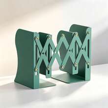Expandable Desktop Bookend Organizer Rack With Book Clips, Foldable Fixed Book Stand For Students - Bookend - View 9