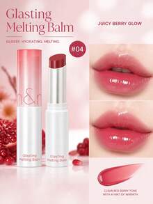 Rom&nd Batom Gelatina Romand Soft & Charming, Brilho Labial Hidratante & Nutritivo para Mulheres, Longa Duração & Resistente ao Desbotamento - Batom Glass Gloss 04 - Visão 1