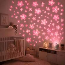 Cherry Blossom Projection Lamp 3 Pieces Set (Projection Lamp + Base + USB Cable), 360° Adjustable, Projects Dynamic Spring Cherry Blossoms, Suitable For Bedroom, Party, Christmas, Halloween, Birthday Gift - White - View 8