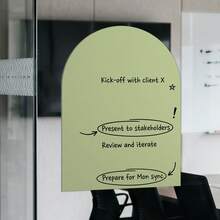 1pc Self-Adhesive Erasable Refrigerator Whiteboard Sticker, 40x30cm, Soft PET Material, Wipeable Clean, Color Coded, Weekly Meal Planner Board, Breakfast, Lunch, Dinner, Snack Menu Organizer Tracker, Kitchen Home Diet Planning Memo Board - D - View 7