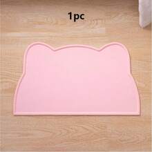 1pc Silicone Pet Food Mat, Dog Cat Bowl Pad, Non-Slip, Waterproof, Raised Edge To Prevent Spills, Easy To Clean In Dishwasher - Multicolor - View 11