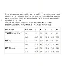 Men's Flap Pocket Side Drawstring Waist Cargo Pants, Suitable For Autumn - Grey - View 10