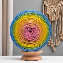 500g Soft Gradient Yarn For Hand Knitting Scarves, Smooth Crochet Yarn For DIY Crafts, Can Knit Scarves, Hats, Shawls, Sweaters, Handmade Accessories, Available In Vibrant Blue And More Colors, Multi-Color Options, Suitable For All Seasons - 500g-multi-color - View 16