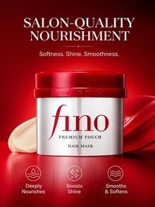 Fino Premium Touch Deep Nourishing Hair Mask, Repairs Rough And Damaged Dyed Hair, Anti-Frizz Care - Red Hair Mask - View 1