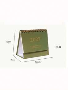 1 bộ lịch để bàn mini 2027, lịch để bàn nhỏ làm quà tặng sỉ, phù hợp cho gia đình, tiệc tùng, quà Giáng Sinh, quà tặng đồng nghiệp, quà tựu trường - phong cách khác nhau - Xem 6