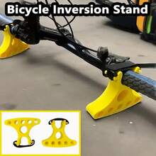 2pcs New Bicycle Handlebar Repair Stand, Clamp-Style Bicycle Handlebar Fixing Rack, Portable Handlebar Repair Support Tool With Adjustable Height And Non-Slip Base, Suitable For Mountain Bikes And Road Bikes, Outdoor Cycling Accessories - Multicolor - View 5