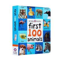 First 100 Animals Board Book - English Early Learning Educational Picture Book Suitable For Children, Educational Vocabulary And Animal Recognition Book Suitable For Preschoolers And Toddlers Enlightenment Learning - Multicolor - View 2