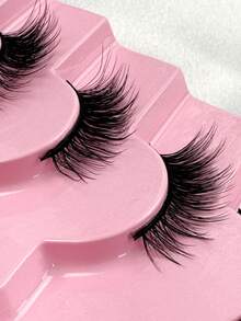 Hinarin 7 Pairs Half Lashes Wispy Cat Eye Half Eyelashes Natural Look Soft False Lash Handmade Faux Mink Fake Eyelashes For All Occasions Parties And Daily Use Fake Lashes False Eyelashes - View 6