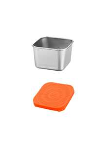 1-4pcs 6oz Stainless Steel Small Snack Boxes, Mini Metal Food Storage Containers With Silicone Lids, Leak-Proof Lunch Boxes For Office And Travel - Multicolor - View 16