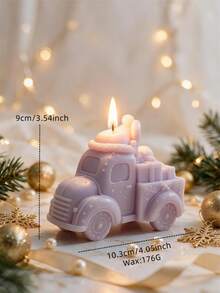 Christmas Gingerbread Train Silicone Mold Christmas Fireplace Shape Candle Mold For Soy Wax Christmas Ornament Effortless Holiday Charm - Multiple Styles - View 10