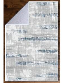 Digitally Printed Non-Slip Washable Runner And Area Rug Living Room Carpet, Modern Design | Modern, Scandinavian, Bohemian And Classic Styles | 100% Polyester - Light Grey - View 2