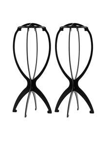 Foldable Multi-Functional Wig Stand, Portable And Durable Travel Wig Display Mannequin Head, Stable Base, Foldable Design, Suitable For Various Wig Types And Hat Storage, Room Decor - Multicolor - View 26