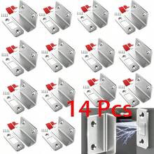 Magnetic Door Catches, L Shape Ultra Thin Cupboard Magnets Adhesive Cabinet Magnets Door Latch For Kitchen Wardrobe Drawer Sliding Door Closure(6/8/14 Pcs) - Door Catches, L Shape - View 9