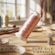 Premium Embroidery Thread Set - Approximately 1200m Long, High Gloss Polyester Fiber Sewing Thread Suitable For Quilting And Decorative Sewing, Includes Multiple Vibrant Colors - Resistance Band - View 12