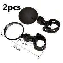 Handlebar Bike Mirror, 360° Rotatable Convex Bicycle Rearview Mirror, Wide Angle View, Flexible Mount Easy Installation, Cycling Accessories For Mountain Bike, Road Bike, City Commute Riding - Bicycle Handlebar Mirror - View 17