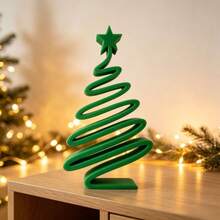 Minimalist Christmas Tree Desktop Ornament, Modern Elegant Small Christmas Tree Decoration Suitable For Living Room, Dining Table, Hallway, Cabinet, Holiday Home Decor, Suitable For Christmas, Halloween - Ornaments - View 6