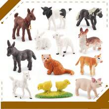 Children's Farm Baby Model, Cute Animal Model, Learn About Farm Animals, Can Be A Collectible Item, Can Be Used For Parent-Child Games - Multicolor - View 8