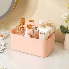 Stackable Storage Box, Suitable For Bathroom, Office, Craft Supplies Or School Supplies. Portable Handheld Storage Box, Can Be Placed On The Bathroom Countertop. Lipstick And Makeup Brushes. Multi-Functional Storage Rack - Multicolor - View 9