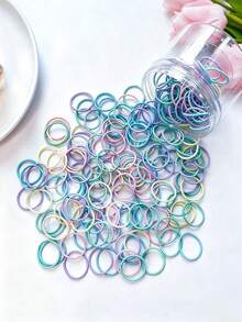 180/100/20/10pcs Colorful Multi-Style Hair Clips & Hair Ties Set, Durable & Non-Damaging, Sweet Basic Fashion Hair Accessories - Suitable For Girls And Young Girls, Daily, Vacation, School, Date - Multicolor - View 7