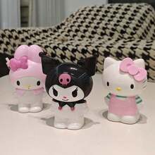 SANRIO 1pc Melody Style Pen Holder Makeup Brush Storage Bucket Desktop Organizer Decorative Gift - View 6