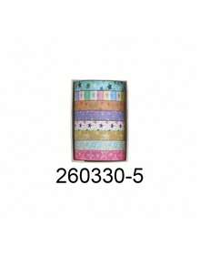 8 Rolls/Box Vintage Washi Tape, 0.7cm Wide DIY Handbook Tape, Suitable For Student Stationery, Diary And Album Decoration, A Gift For Friends - Multicolor - View 18